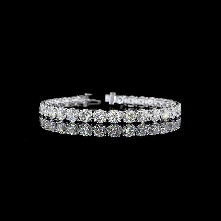 14kt White Gold Lab Diamond Tennis Bracelet