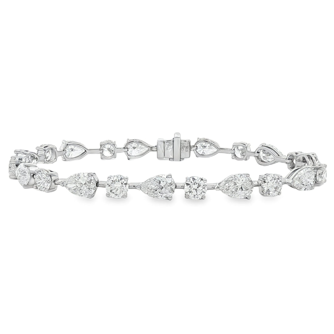 14kt White Gold Lab Diamond Tennis Bracelet