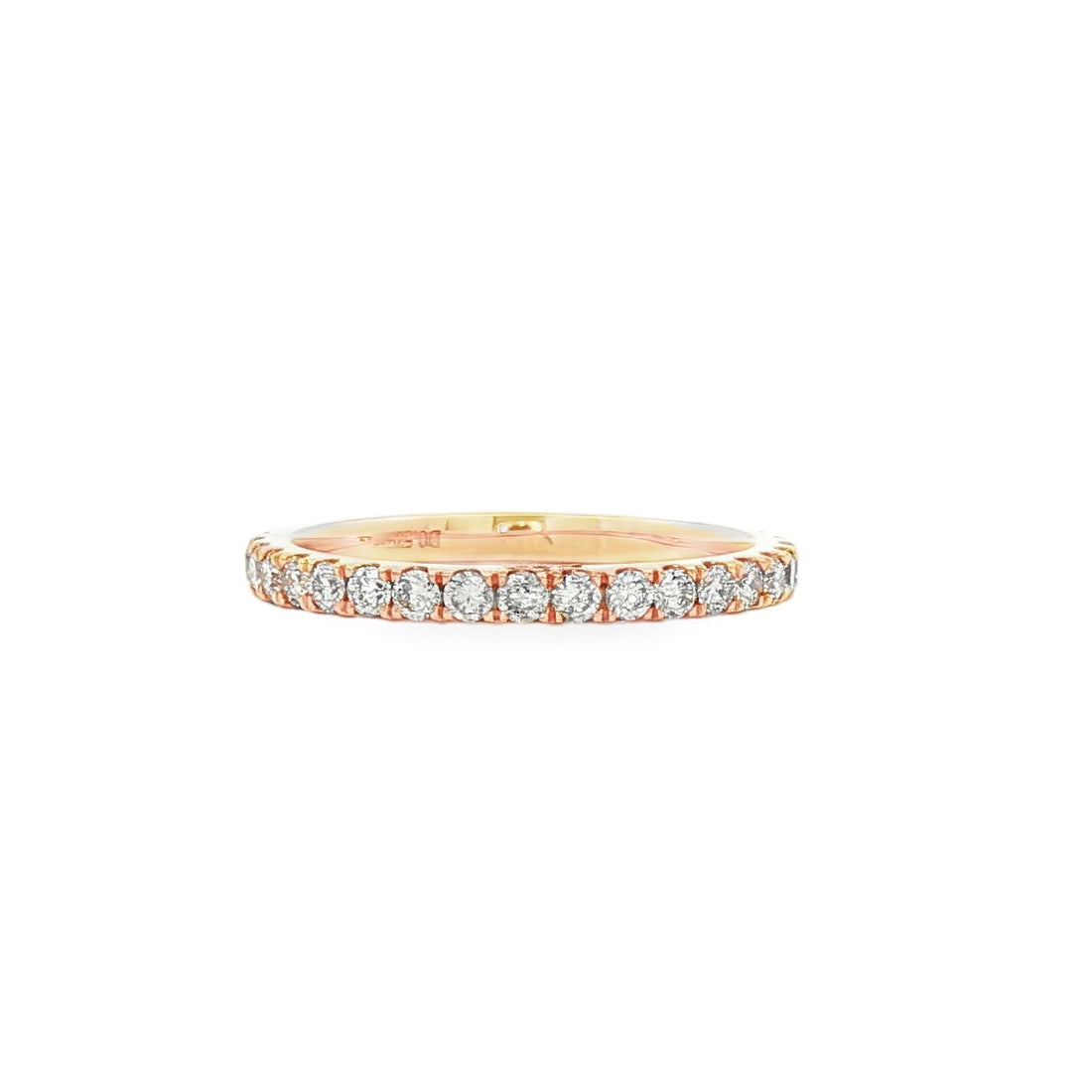 18kt Rose Gold Diamond Eternity Band
