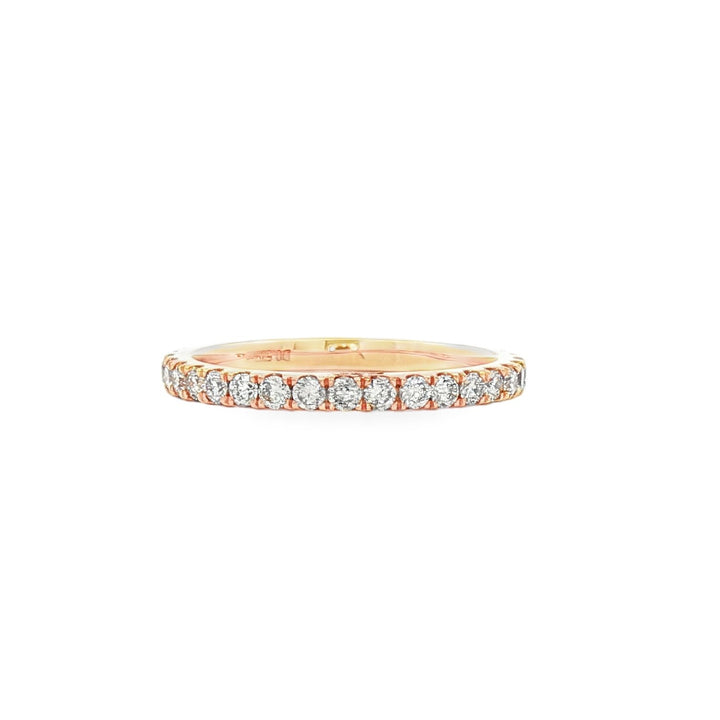 18kt Rose Gold Diamond Eternity Band