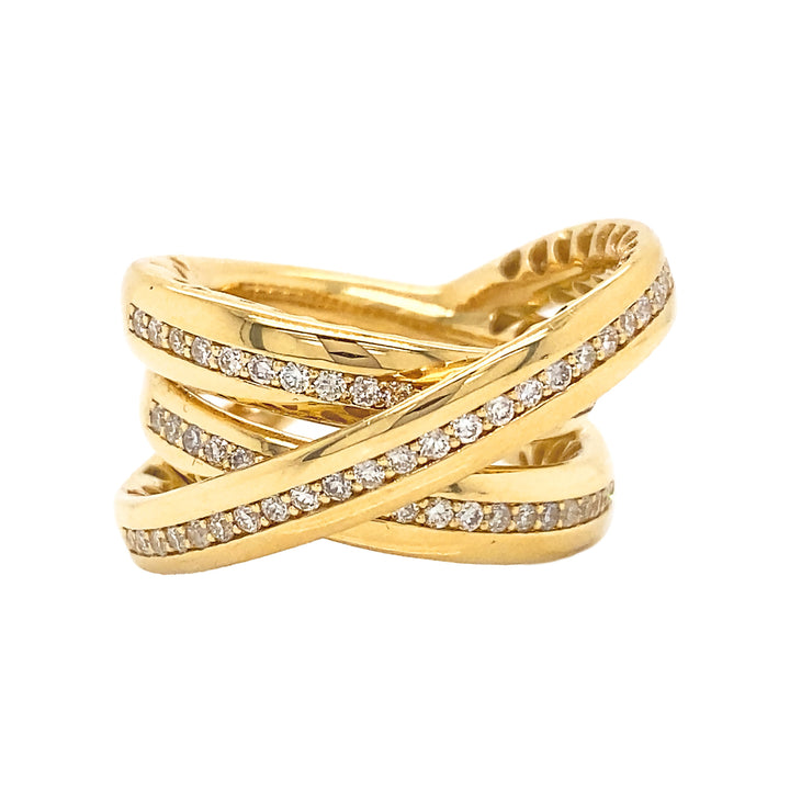 18kt Yellow Gold Diamond Ring