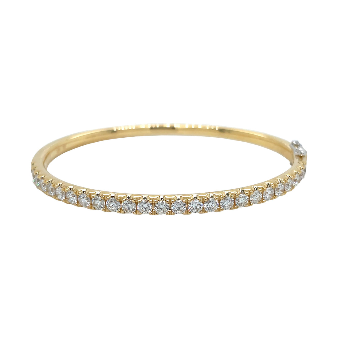 18kt Yellow Gold Diamond Bangle