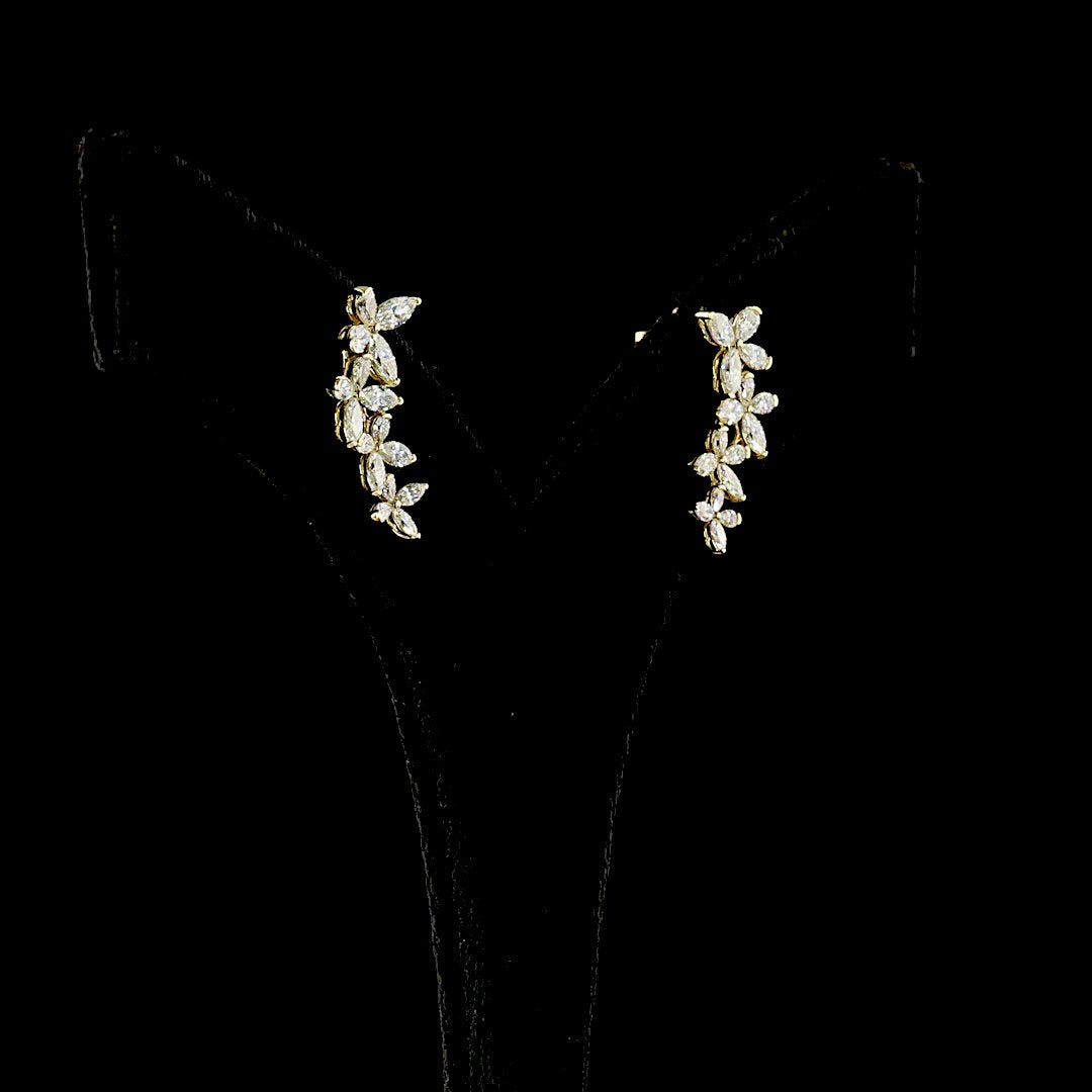14kt Yellow Gold Lab Diamond Earrings