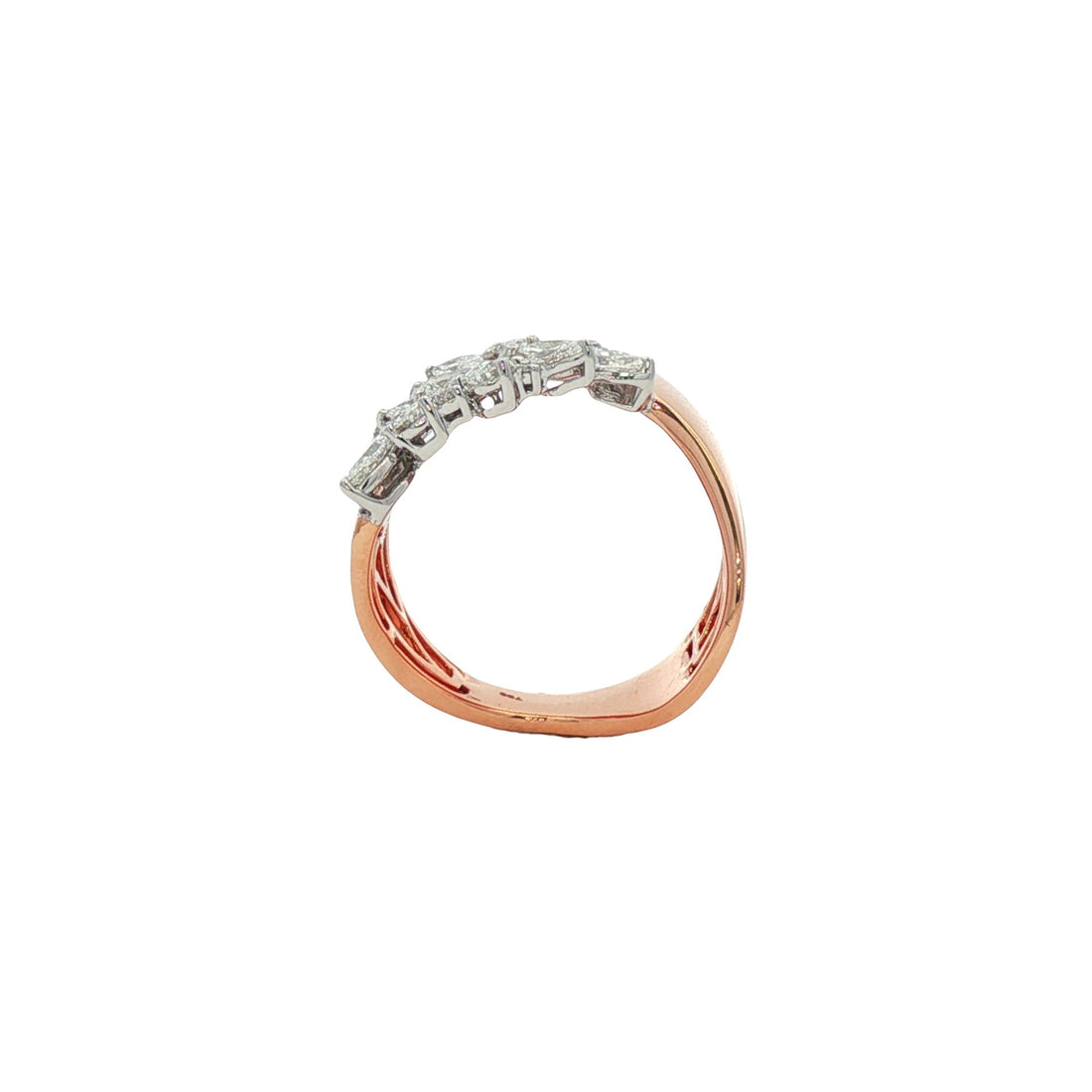 18kt Rose Gold Diamond Ring