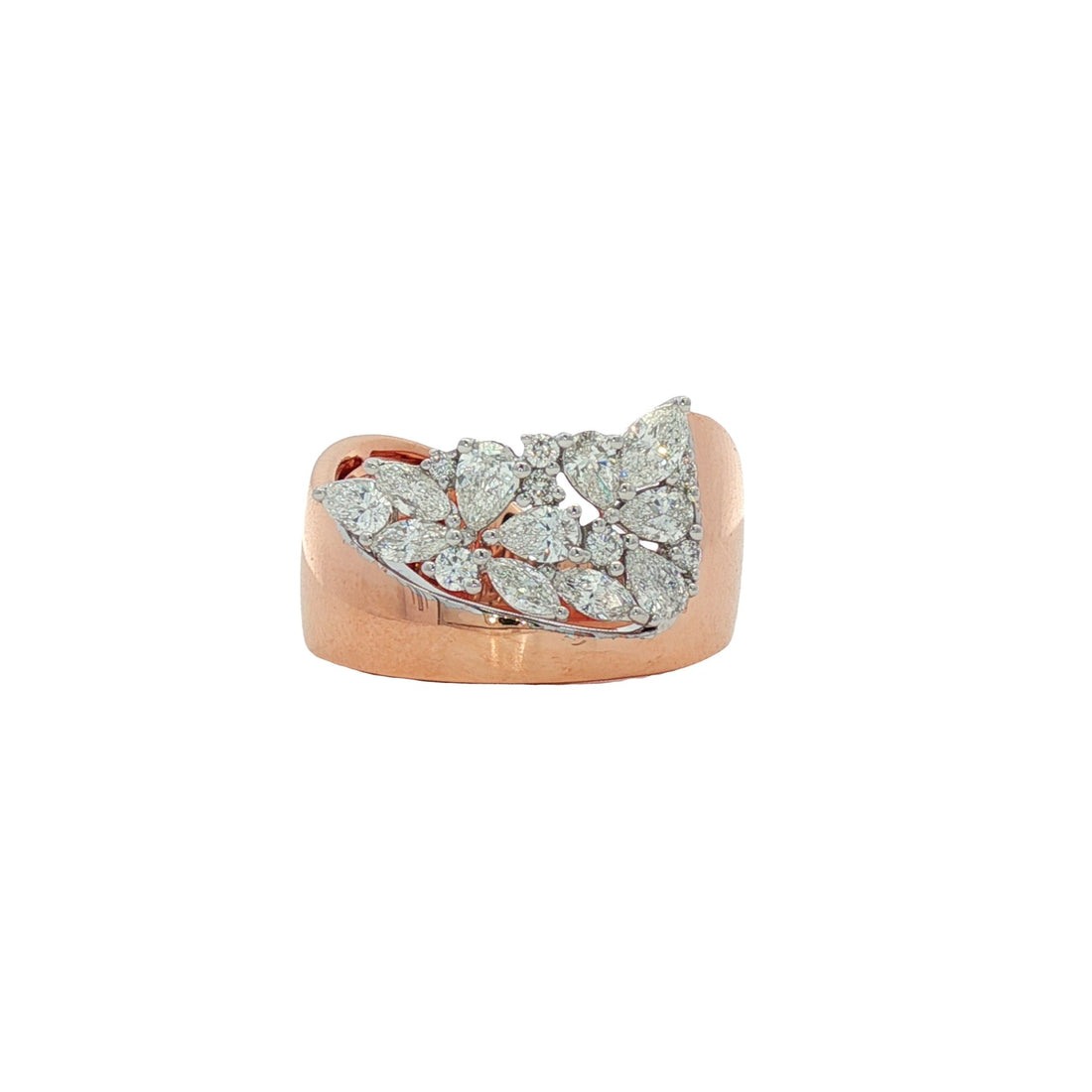 18kt Rose Gold Diamond Ring