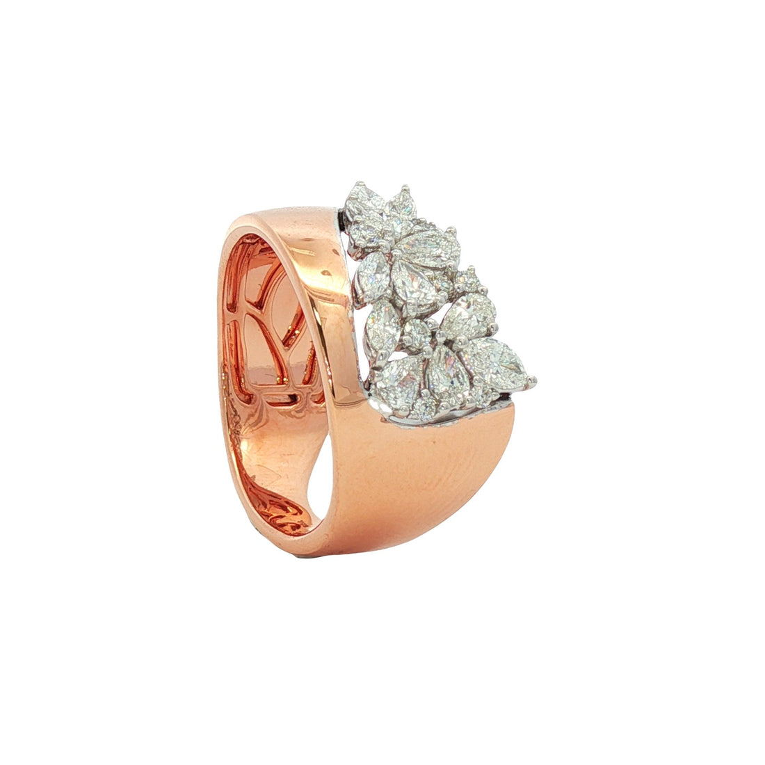 18kt Rose Gold Diamond Ring