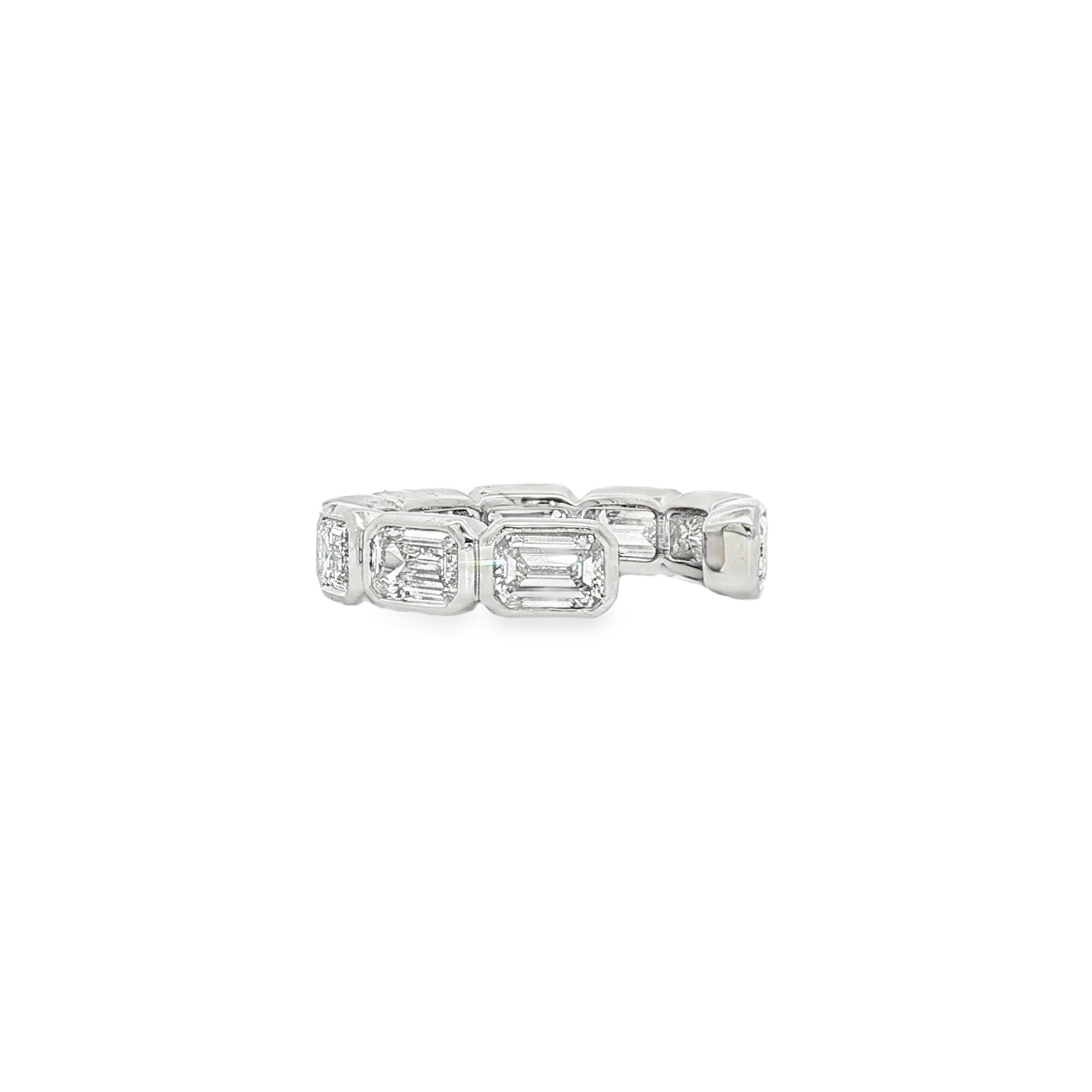 Platinum Lab Diamond Band