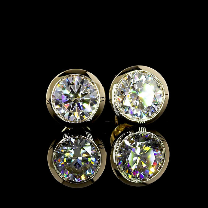 14kt Yellow Gold Lab Diamond Studs