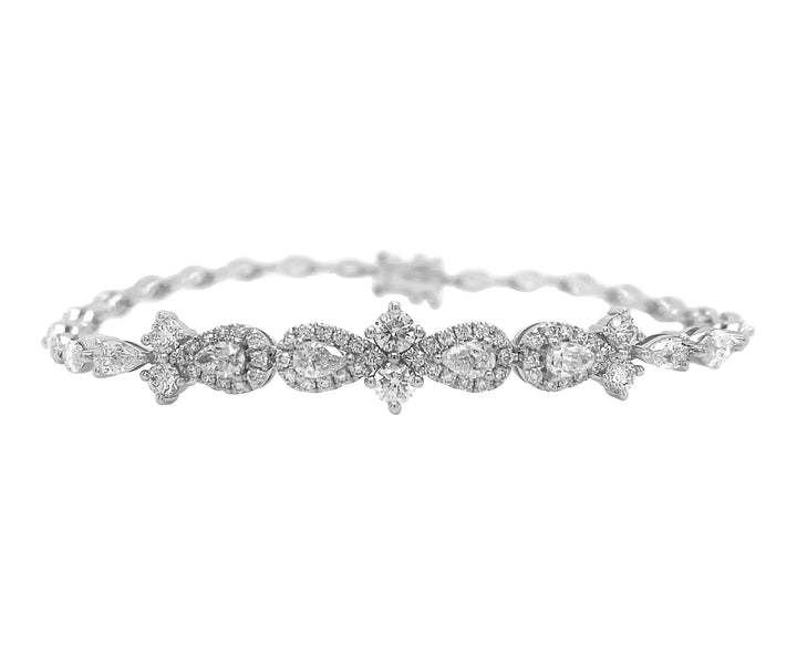 18kt White Gold Diamond Bracelet