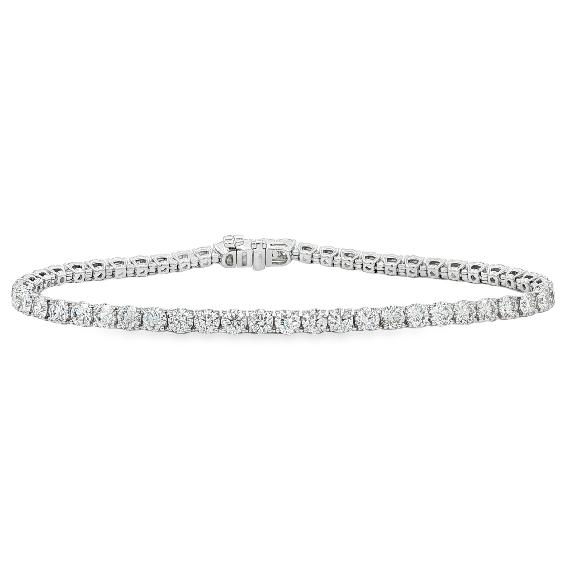14kt White Gold Diamond Tennis Bracelet