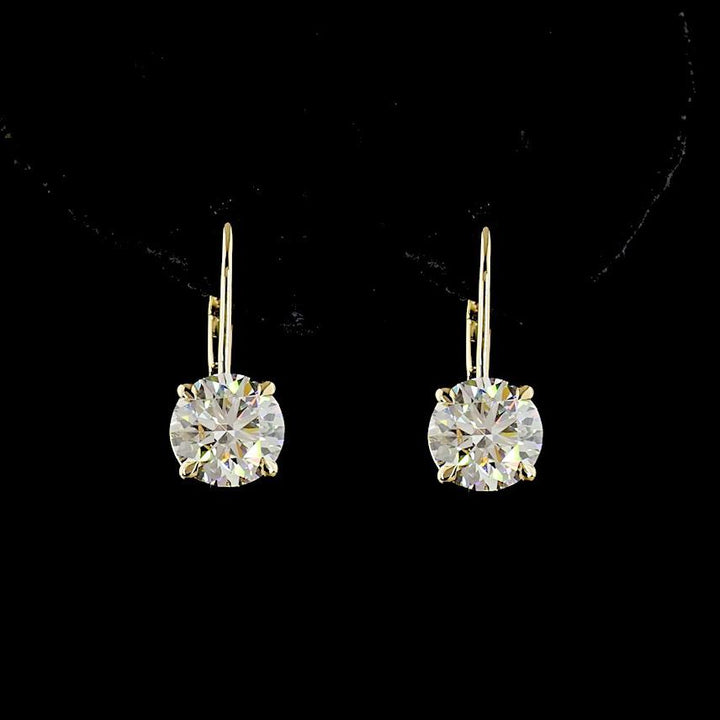 14kt Yellow Gold Lab Diamond Earrings