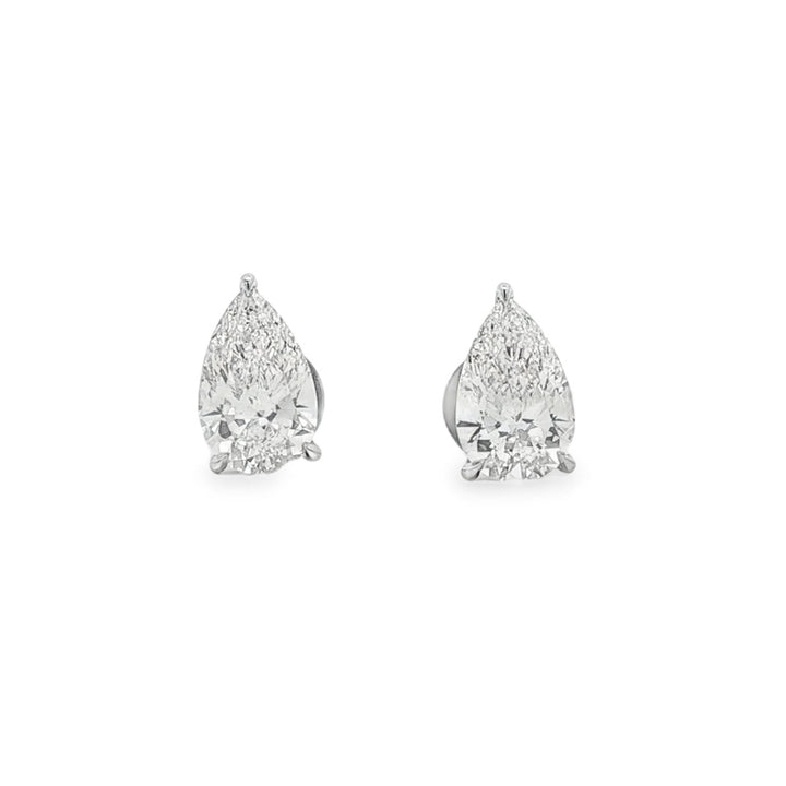 14kt White Gold Lab Diamond Studs