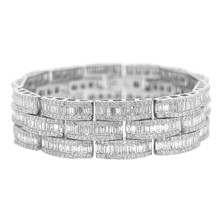 18kt White Gold Diamond Bracelet