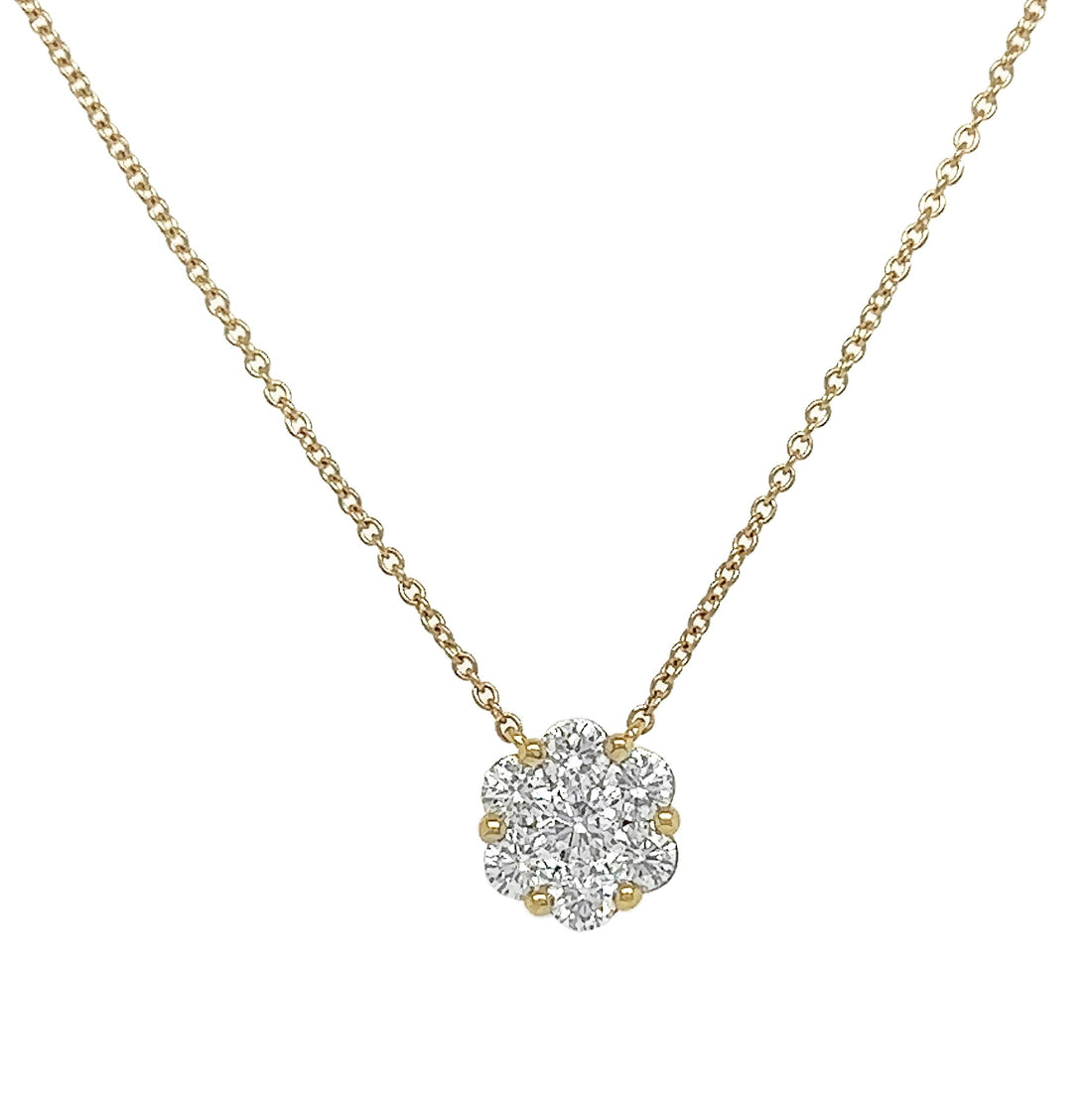 18kt Yellow Gold Diamond Pendant