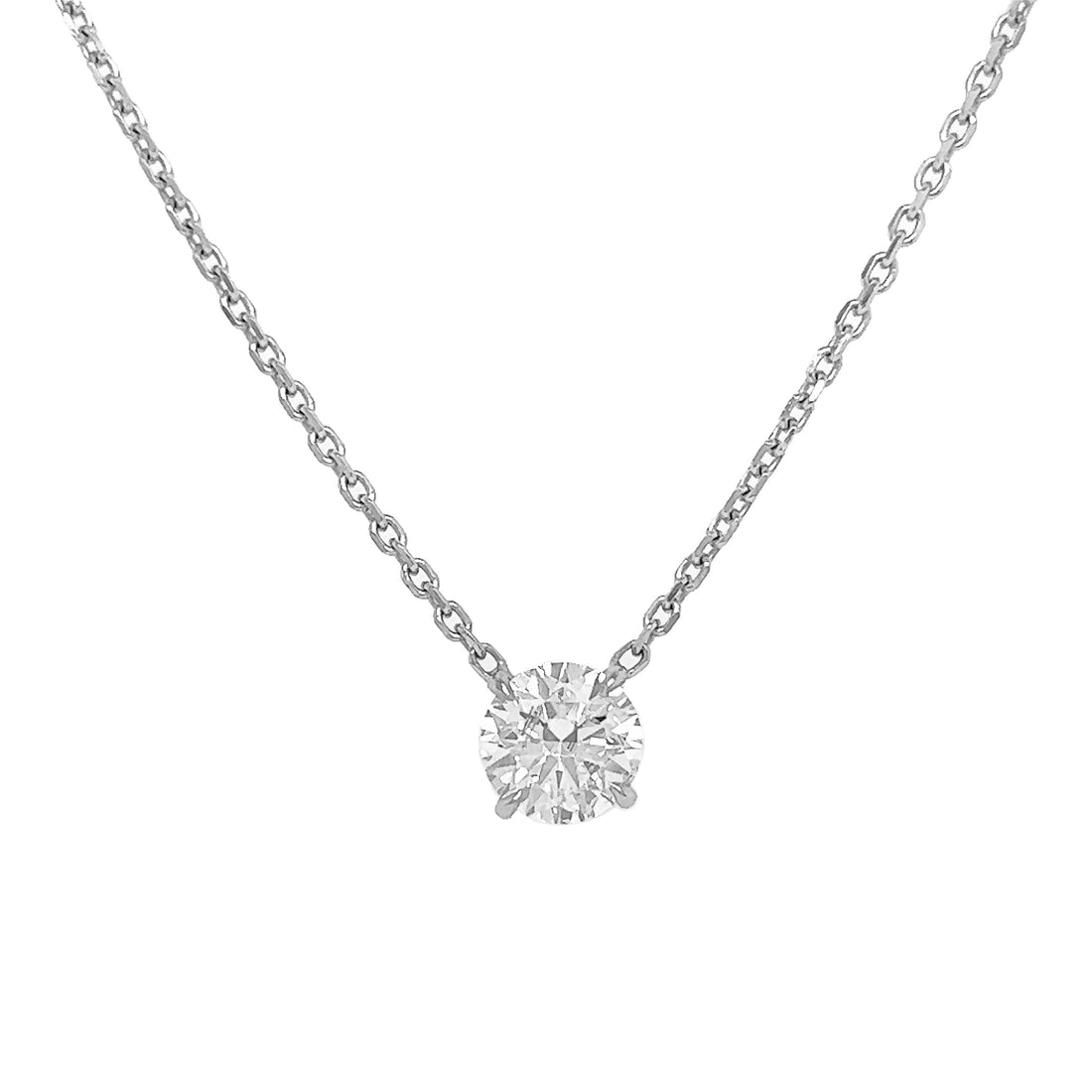 14kt White Gold Diamond Pendant