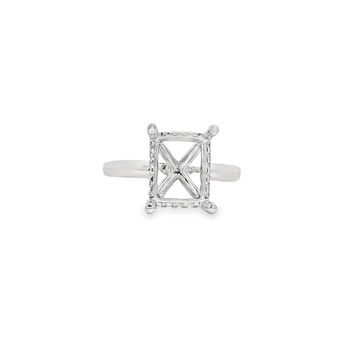 18kt White Gold Diamond Semi-Mount