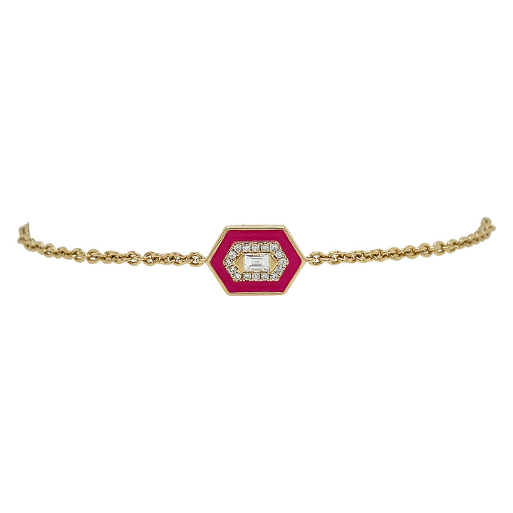 18kt Yellow Gold Diamond Bracelet
