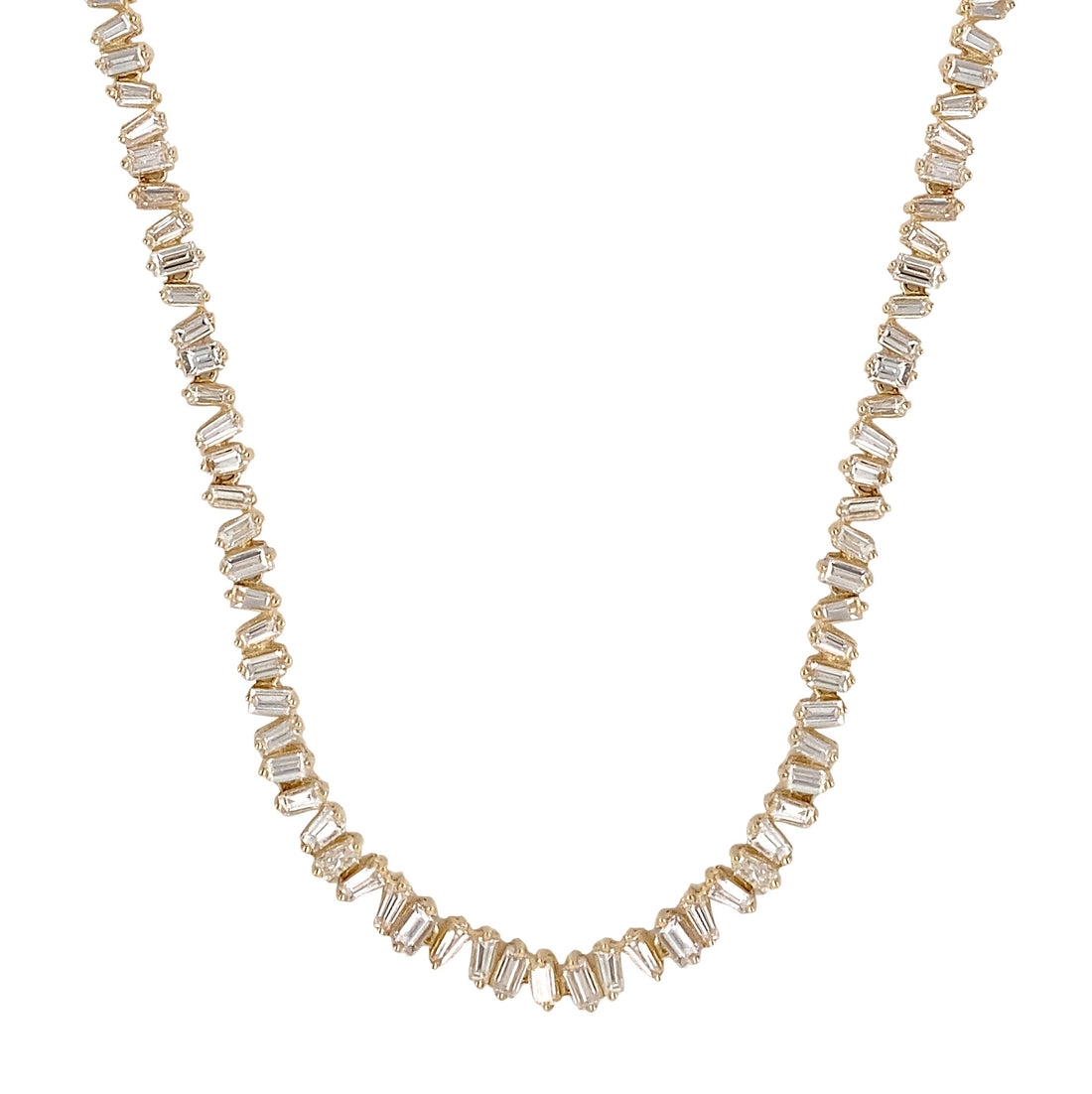 18kt Yellow Gold Diamond Necklace