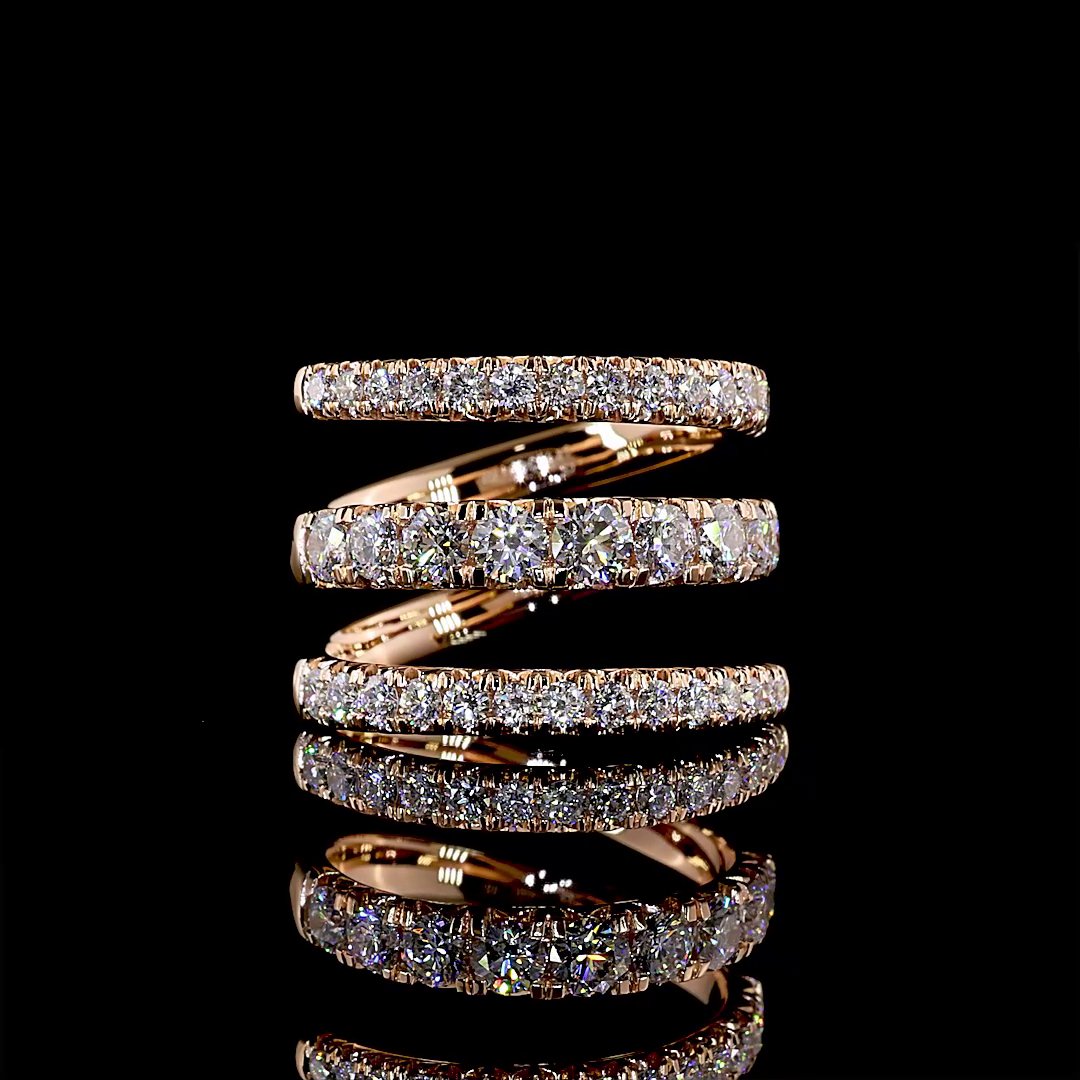 18kt Rose Gold Lab Diamond Ring