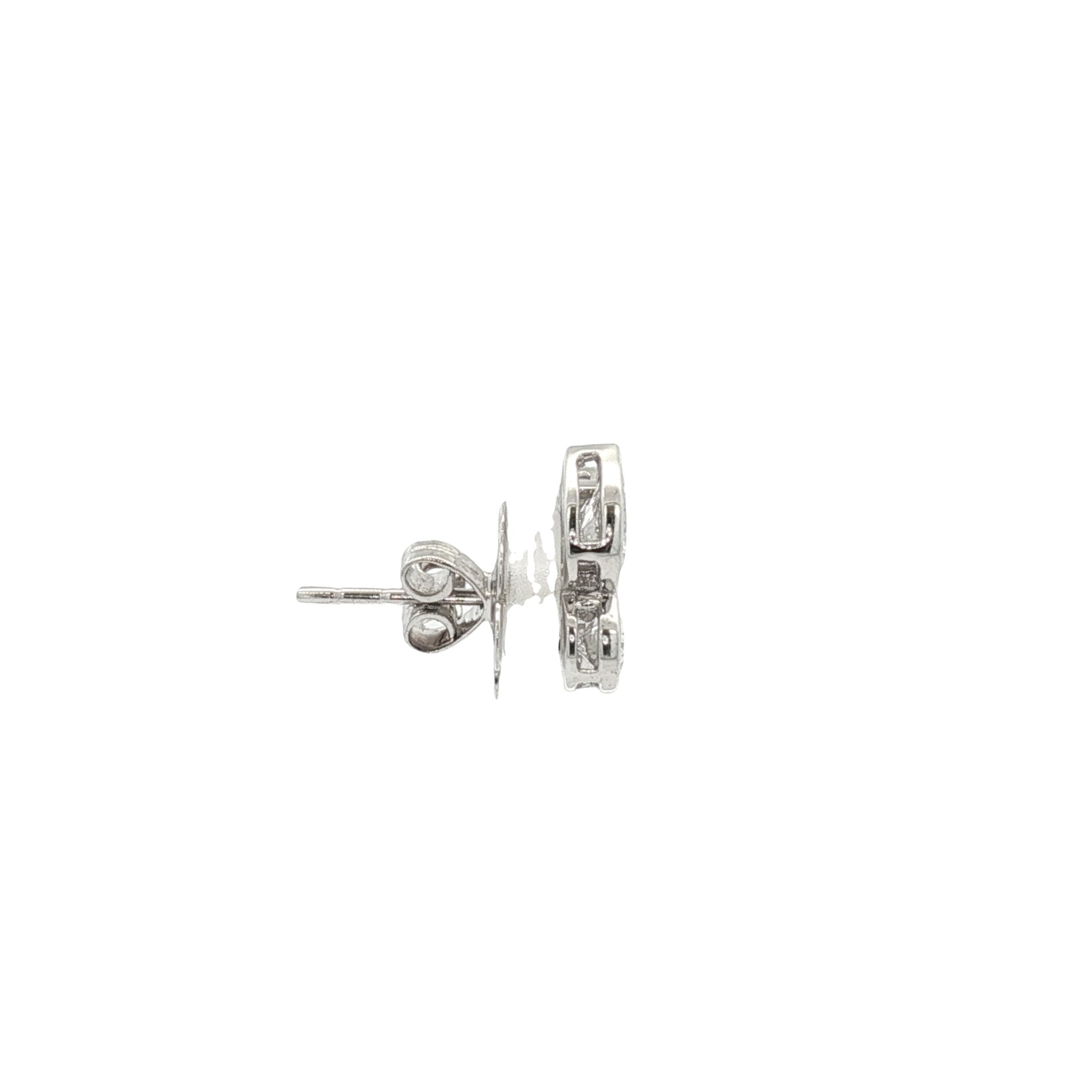18kt White Gold Lab Diamond Earrings