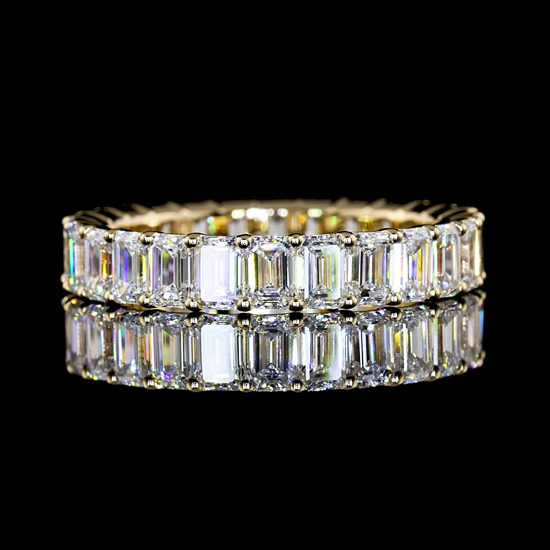 14kt Yellow Gold Lab Diamond Eternity Band