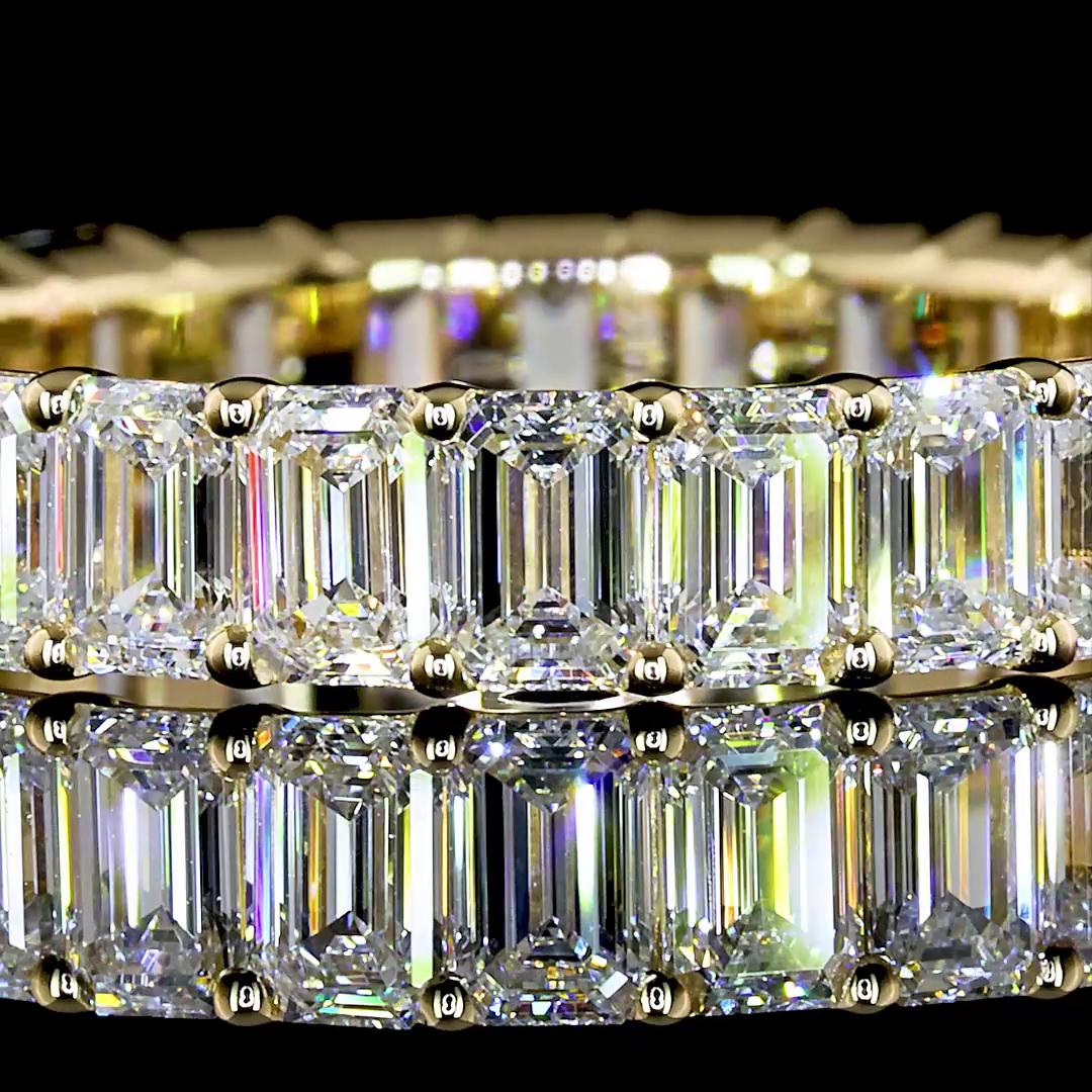 14kt Yellow Gold Lab Diamond Eternity Band
