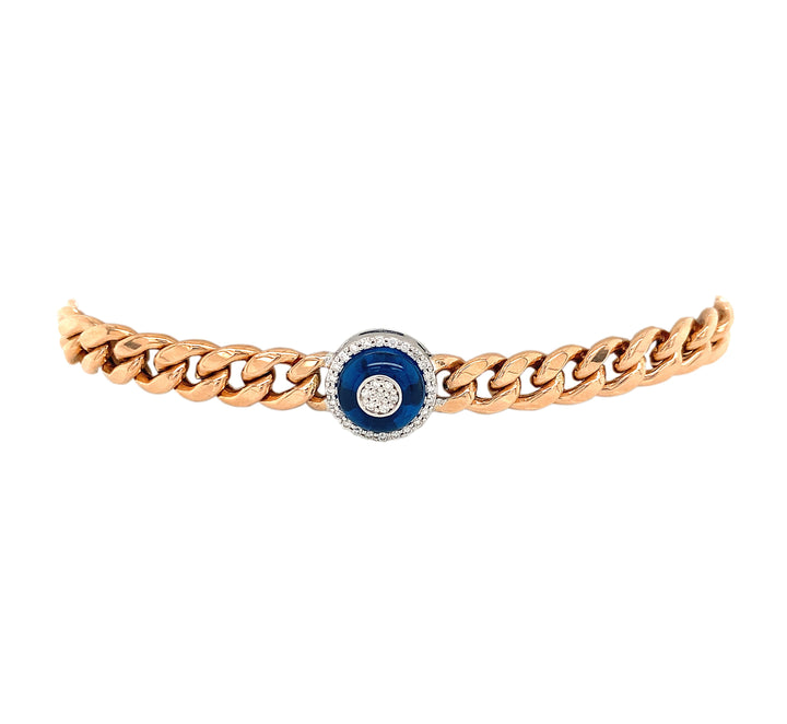 18kt Rose Gold Diamond Bracelet
