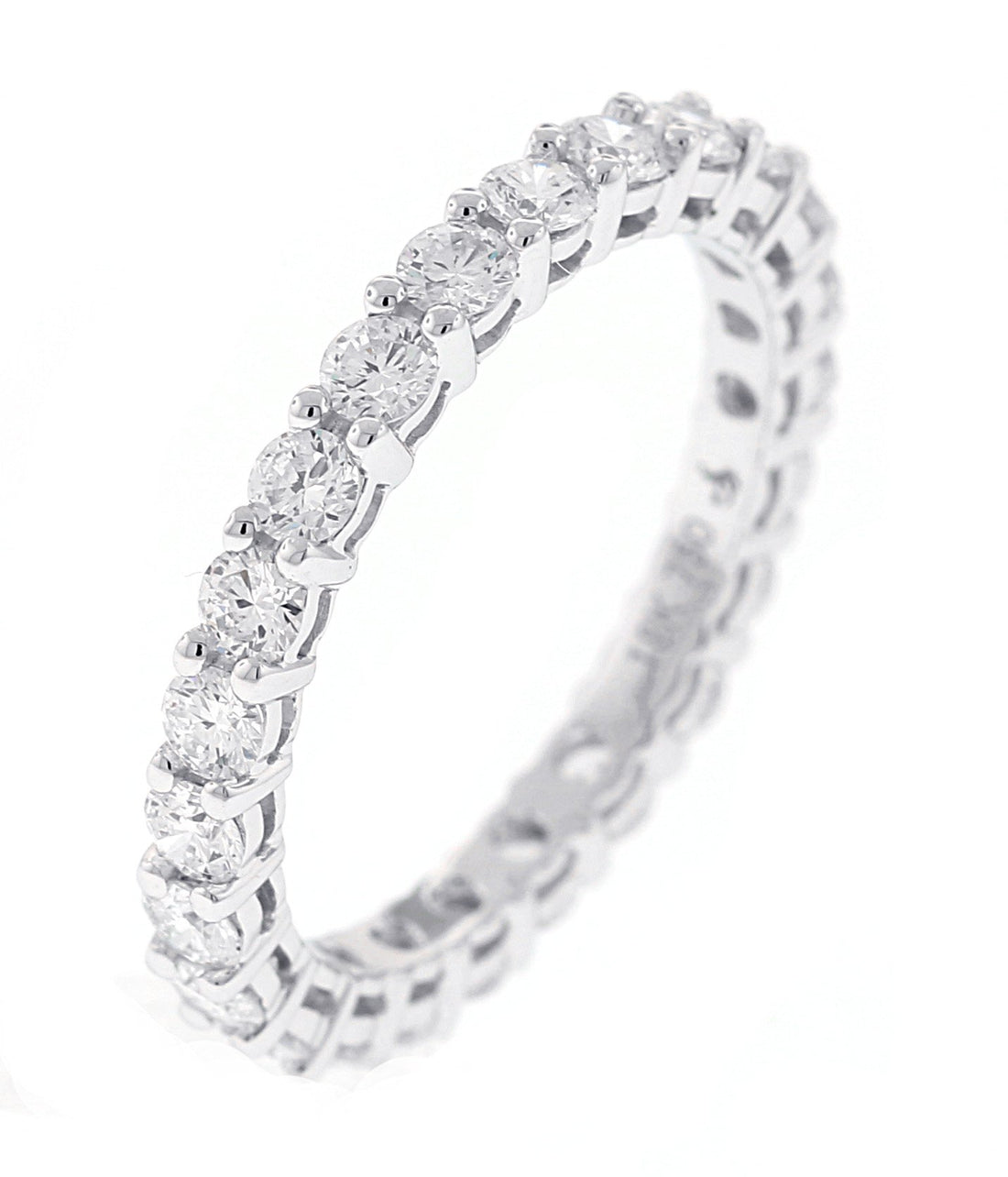 18kt White Gold Diamond Eternity Band