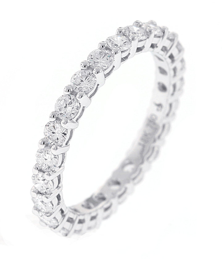 18kt White Gold Diamond Eternity Band