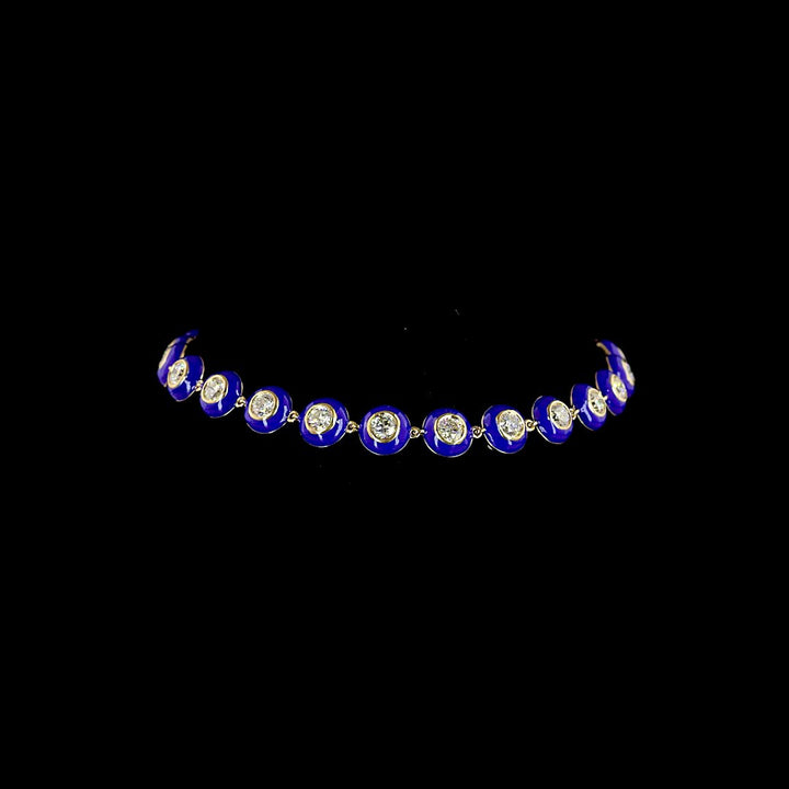 14kt Yellow Gold Lab Diamond Tennis Bracelet