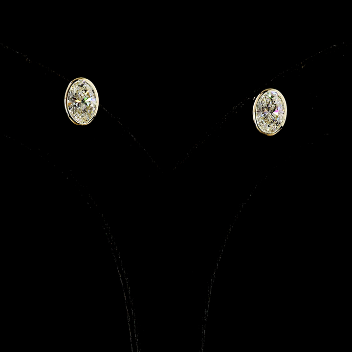 14kt Yellow Gold Lab Diamond Studs