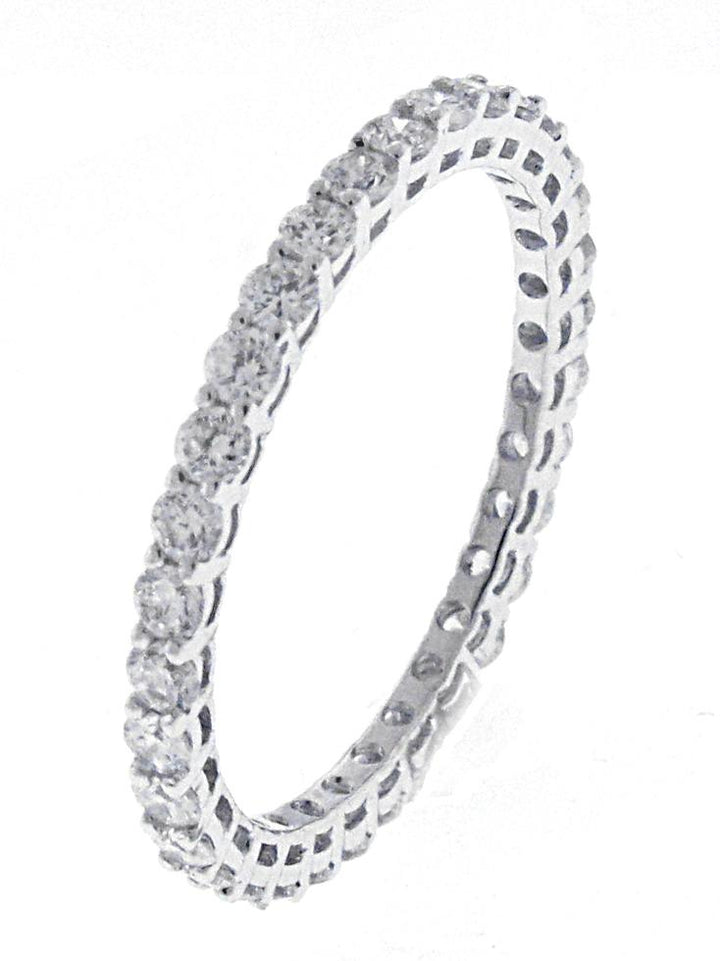 18kt White Gold Diamond Eternity Band