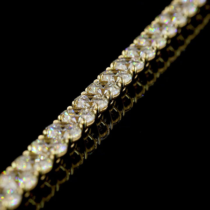 14kt Yellow Gold Lab Diamond Tennis Bracelet