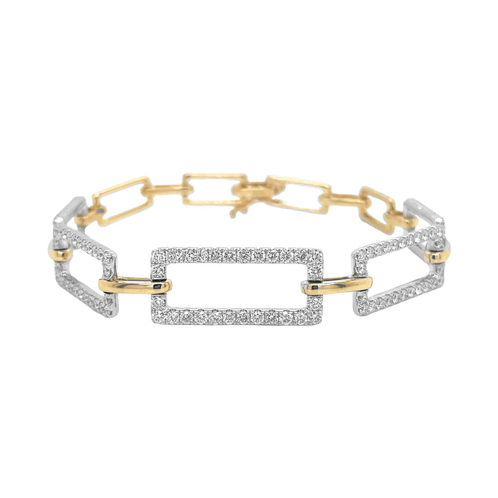 18kt Yellow Gold Diamond Bracelet