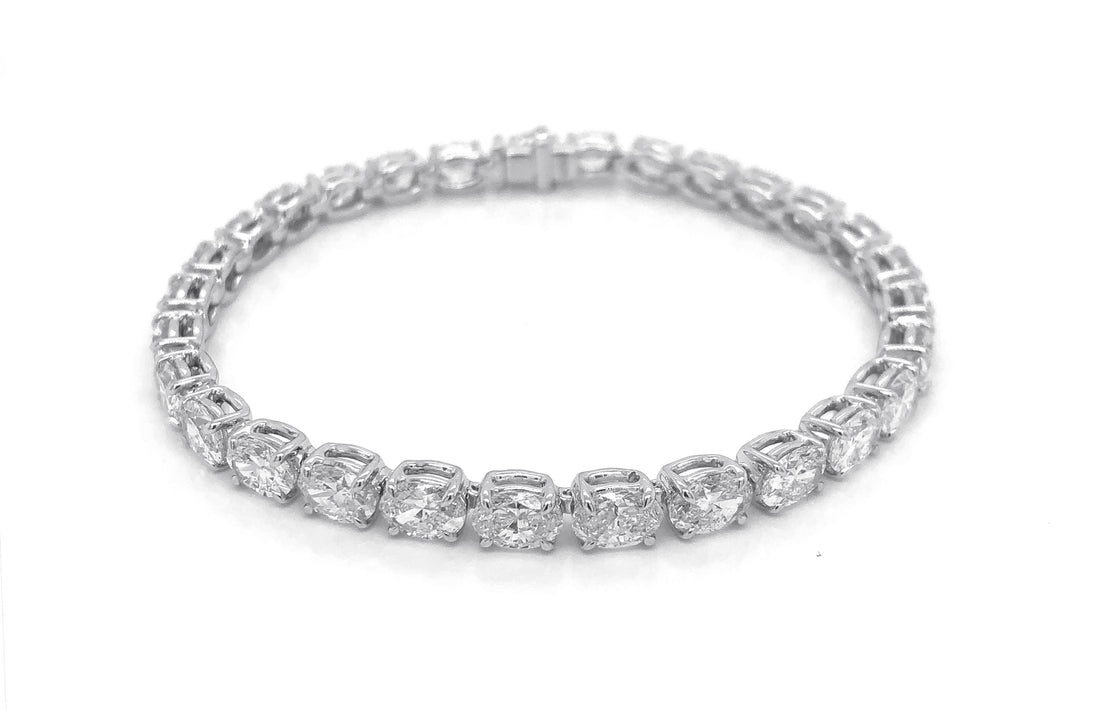18kt White Gold Diamond Tennis Bracelet