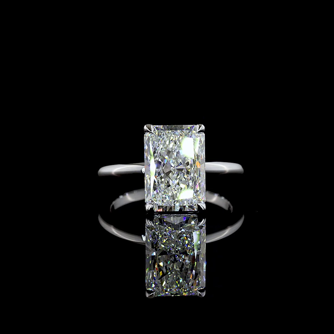 14kt White Gold Lab Diamond Ring
