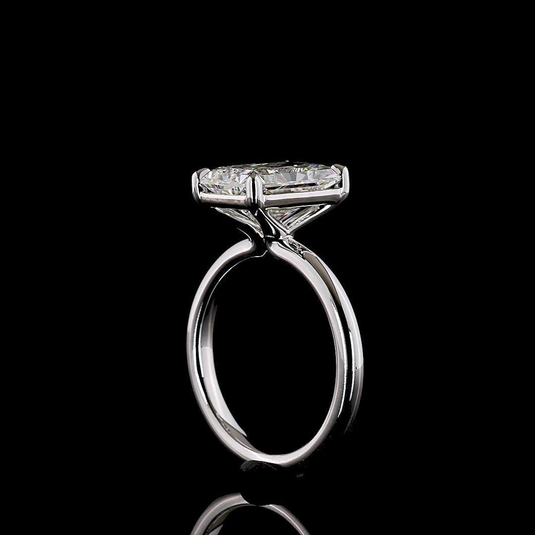 14kt White Gold Lab Diamond Ring