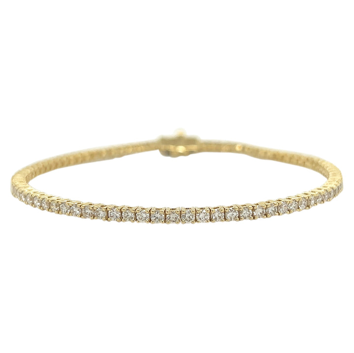 18kt Yellow Gold Diamond Bracelet