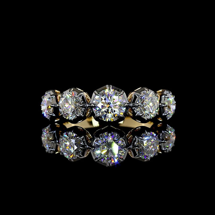 14kt Yellow Gold Lab Diamond Ring