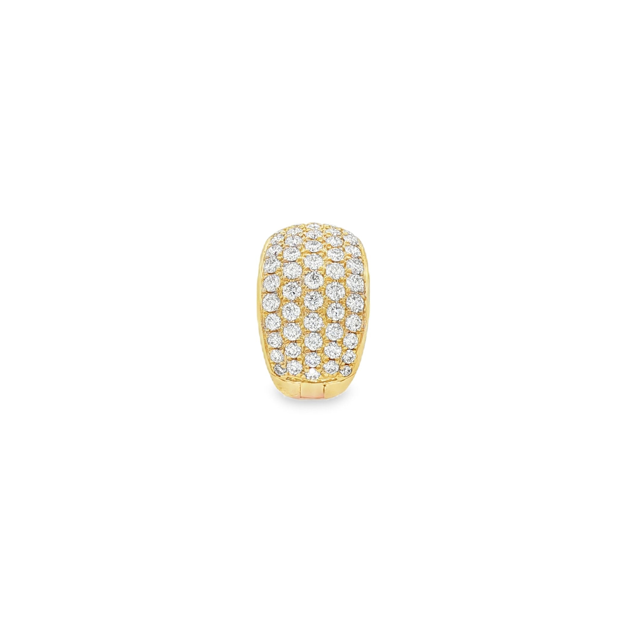 18kt Yellow Gold Diamond Cuff Earring