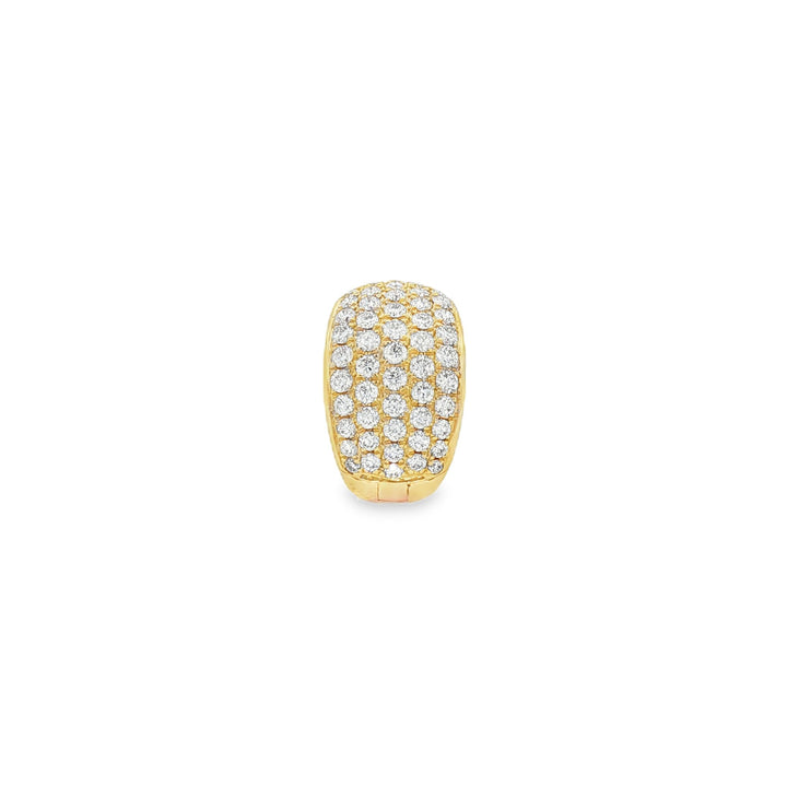 18kt Yellow Gold Diamond Cuff Earring
