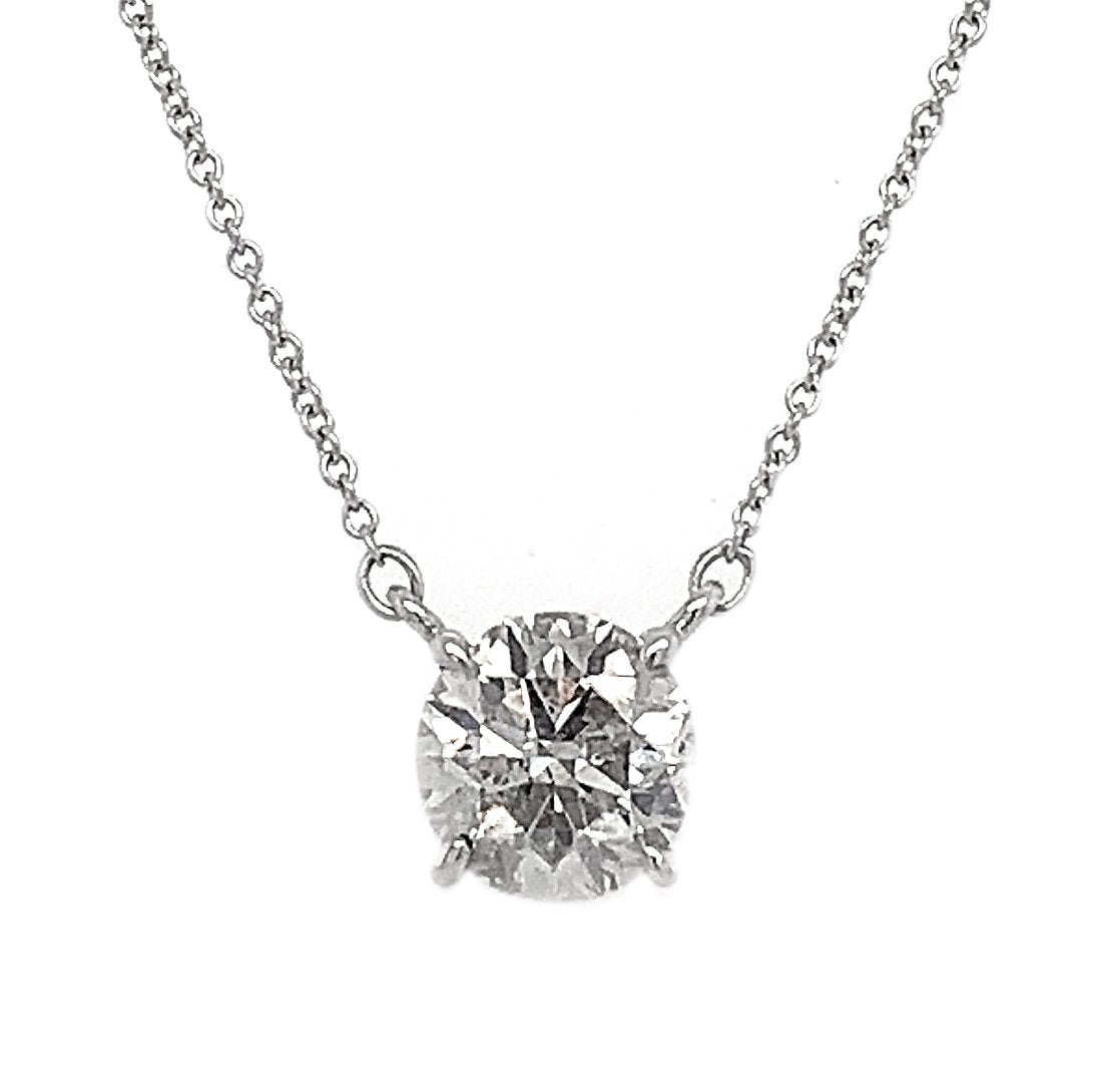 18kt White Gold Diamond Necklace