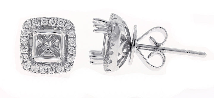 18kt White Gold Diamond Mounting