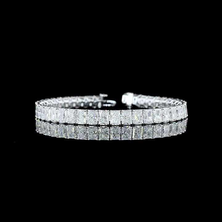 14kt White Gold Lab Diamond Tennis Bracelet
