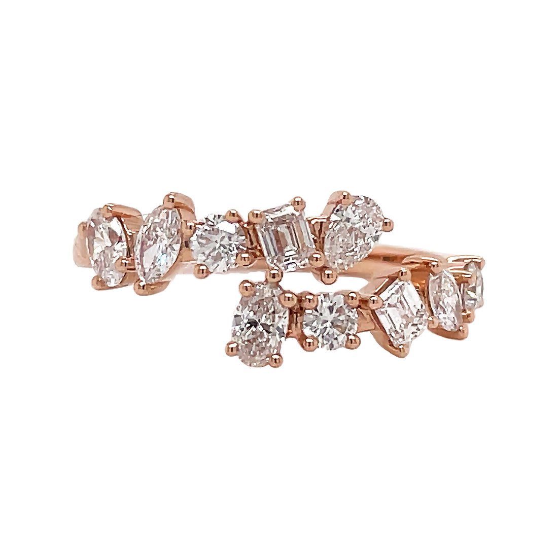 18kt Rose Gold Diamond Ring