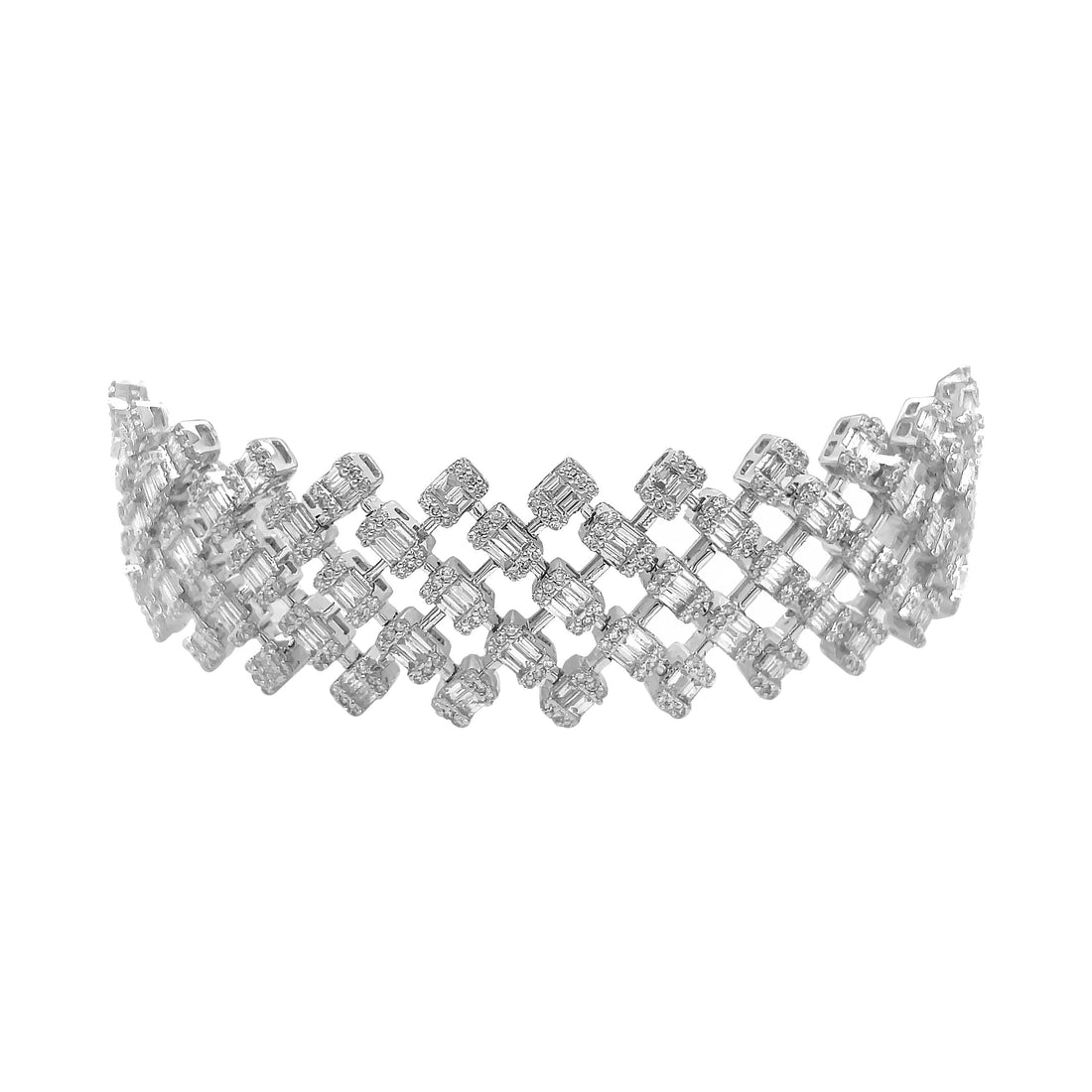 18kt White Gold Diamond Bracelet