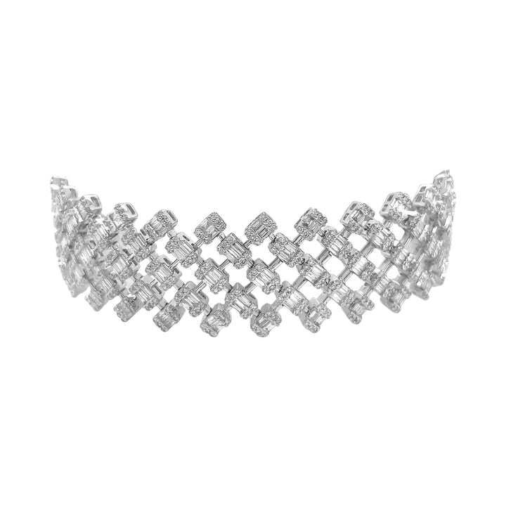 18kt White Gold Diamond Bracelet