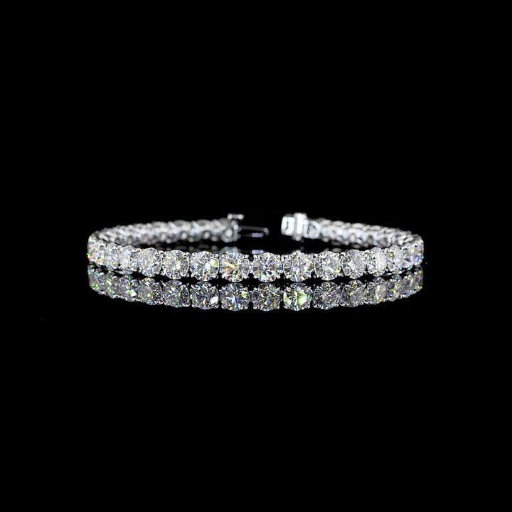 14kt White Gold Lab Diamond Tennis Bracelet