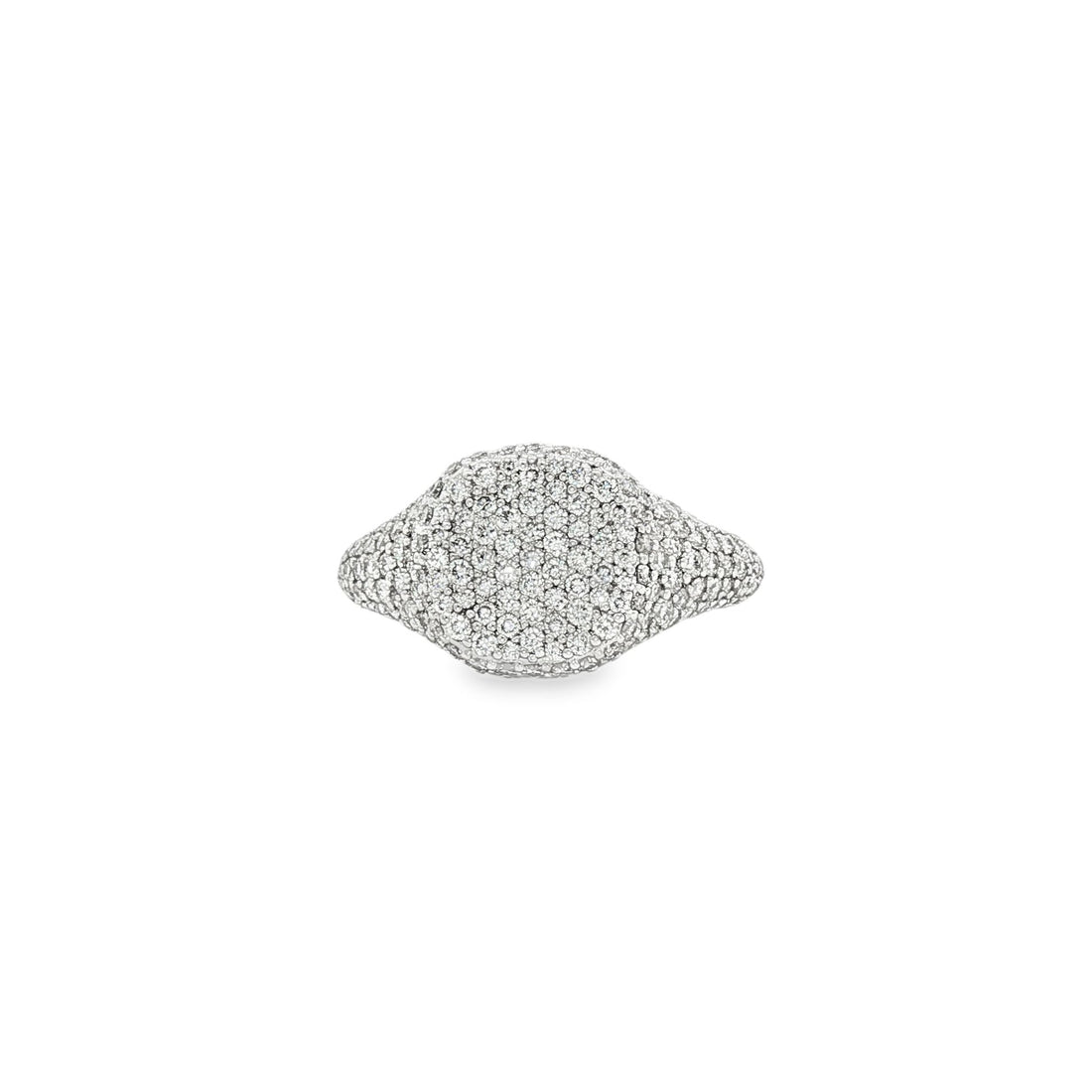 14kt White Gold Lab Diamond Ring