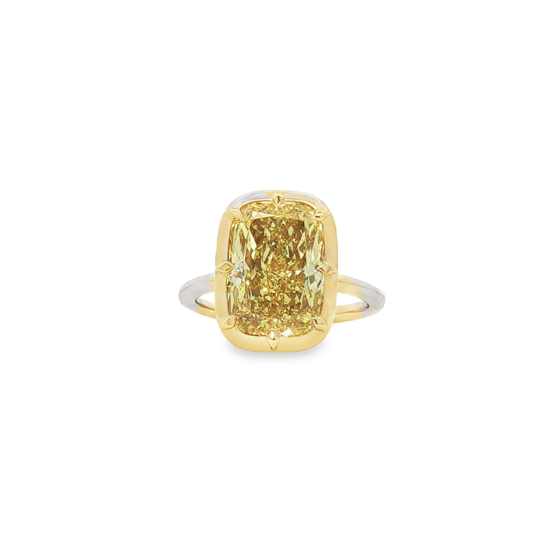 14kt Yellow Gold Lab Yellow Diamond Ring